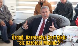 Özdağ, Gazeteciye Sert Çıktı: "Siz Gazeteci Misiniz?"