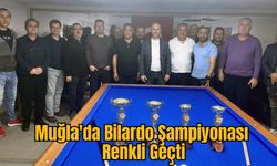 Muğla'da Bilardo Şampiyonası Renkli Geçti