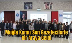 Muğla Kamu-Sen Gazetecilerle Bir Araya Geldi