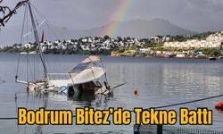 Bodrum Bitez’de Tekne Battı