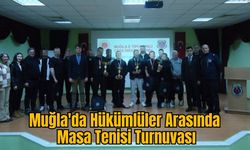 Muğla'da Hükümlüler Arasında Masa Tenisi Turnuvası