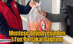 Menteşe Belediyesinden 1 Ton Portakal Dağıtımı