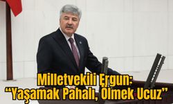 Milletvekili Ergun: “Yaşamak Pahalı, Ölmek Ucuz”