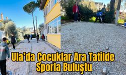 Ula’da Çocuklar Ara Tatilde Sporla Buluştu