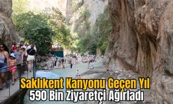 Saklıkent Kanyonu Geçen Yıl 590 Bin Ziyaretçi Ağırladı