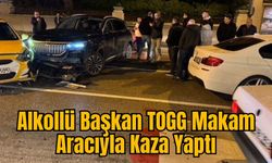 Alkollü Başkan TOGG Makam Aracıyla Kaza Yaptı