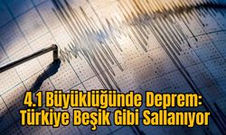 4.1 Büyüklüğünde Deprem: Türkiye Beşik Gibi Sallanıyor