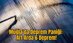 Muğla’da Deprem Paniği: Art Arda 6 Deprem!