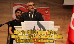 Zafer Parti İl Başkanı Ayber: "Türkiye’de Siyaset Sokakta Değil, Anketlerde Şekilleniyor!"