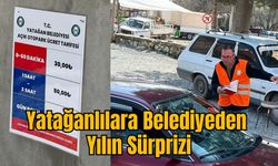 Yatağanlılara Belediyeden Yılın Sürprizi