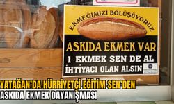 Yatağan’da Hürriyetçi Eğitim Sen’den Askıda Ekmek Dayanışması