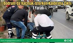Bodrum’da Kaçmak İsterken Kaldırıma Çıktı: 1 Yaralı