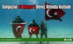 Dalgıçlar 19 Mayıs’ı Deniz Altında Kutladı