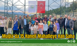 Muğla’da 15 Haneli Mahalleye Halı Saha