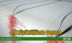 3,8 Büyüklüğünde Deprem