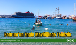 Bodrum’un Engin Maviliğinde Temizlik