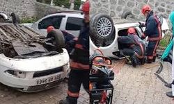 Kontrolden Çıkan Otomobil Site Bahçesine Uçtu: 1 Ölü
