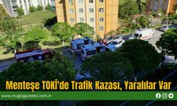 Menteşe TOKİ'de Trafik Kazası,2'si Çocuk 5 Yaralı