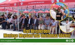 Özel Bireylerden Menteşe Meydanı'nda Unutulmaz Gösteri