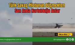 Türk Savaş Pilotunun Düşmekten Son Anda Kurtulduğu Anlar