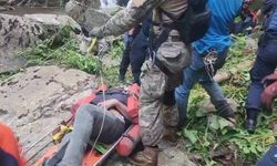 Protez Ayağı Çıkınca Dağda Mahsur Kaldı: Helikopterle Kurtarıldı