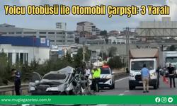 Yolcu Otobüsü ile Otomobil Çarpıştı: 3 Yaralı