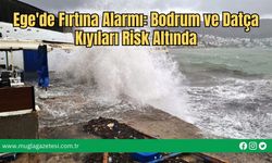 Ege'de Fırtına Alarmı: Bodrum ve Datça Kıyıları Risk Altında
