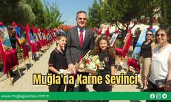 Muğla'da Karne Sevinci