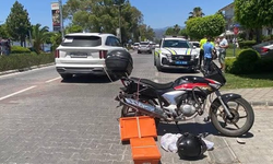 Fethiye'de Trafik Kazası, Motosiklet Sürücüsü Yaralandı