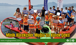 Minik Kürekçiler Muğla'da Kürek Çekti