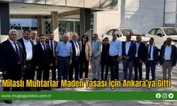Milaslı Muhtarlar Maden Yasası İçin Ankara'ya Gitti