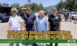 Tatilcilerden Bodrum'a Ziyaretçi Akını: 24 Saatte 50 Bine Yakın Araç Giriş Yaptı