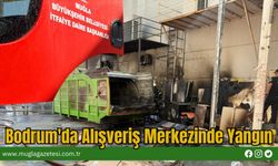 Bodrum'da Alışveriş Merkezinde Yangın
