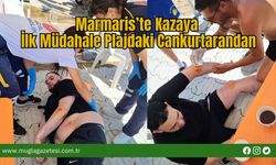 Marmaris’te Kazaya İlk Müdahale Plajdaki Cankurtarandan