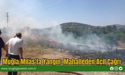 Muğla Milas'ta Yangın: Mahalleden Acil Çağrı