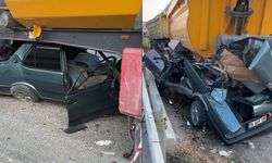 18 Yaşındaki Sürücü Kazada Hayatını Kaybederken Babası Ağır Yaralandı