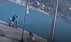 Denize Uçan Motosikletli Kameralara Yansıdı