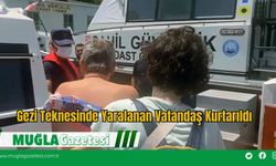 Gezi Teknesinde Yaralanan Vatandaş Kurtarıldı