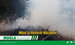 Milas’ta Alevlerle Mücadele