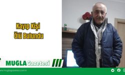 Kayıp Kişi Ölü Bulundu