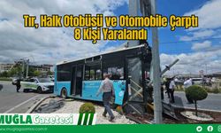 Tır, Halk Otobüsü ve Otomobile Çarptı: 8 Kişi Yaralandı