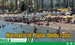 Marmaris’te Plajlar Doldu Taştı