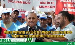 Milaslı Muhtarlar ve TES-İŞ’ten Maden Yasası’na Destek: "Köylerimiz ve Zeytinlerimiz Yok Olmayacak"