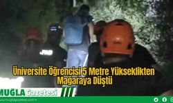 Üniversite Öğrencisi 5 Metre Yükseklikten Mağaraya Düştü