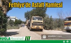 Fethiye'de Asfalt Hamlesi