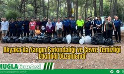 Akyaka’da Yangın Farkındalığı ve Çevre Temizliği Etkinliği Düzenlendi