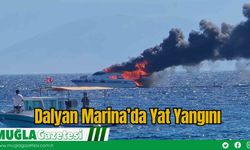 Dalyan Marina’da Yat Yangını