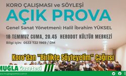 Koro'dan "Birlikte Söyleyelim" Çağrısı