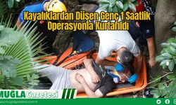 Kayalıklardan Düşen Genç 1 Saatlik Operasyonla Kurtarıldı