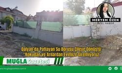 Dalyan’da Patlayan Su Borusu Çileye Dönüştü: “Kokudan ve Arılardan Evimize Giremiyoruz”
